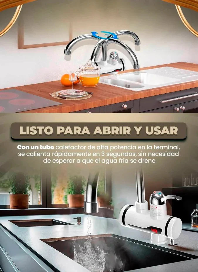 Grifo Eléctrico Calentador