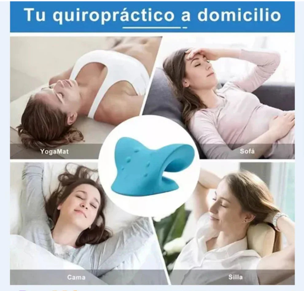 Almohada Tracción cervical® Alivio de la columna y cervical desde casa