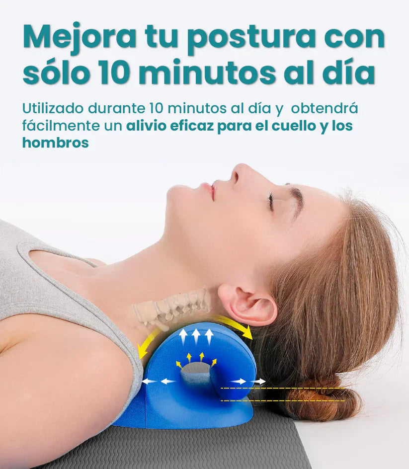 Almohada Tracción cervical® Alivio de la columna y cervical desde casa