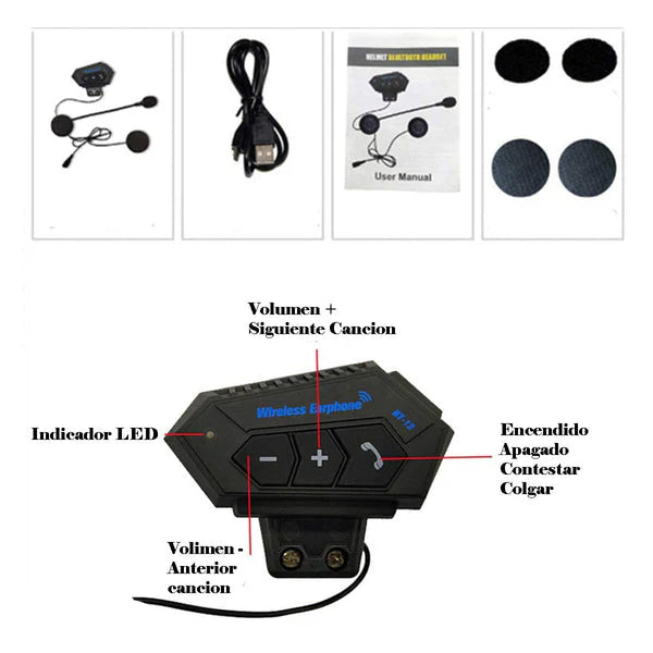 AURICULAR PARA CASCO