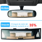 OptiMirror - Espejo retrovisor curvado amplio para coche